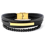 Multilayer Punk Rope Bracelets in 5 Colors