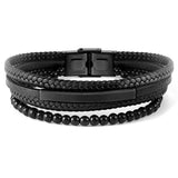 Multilayer Punk Rope Bracelets in 5 Colors