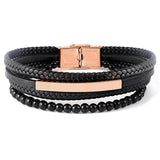 Multilayer Punk Rope Bracelets in 5 Colors