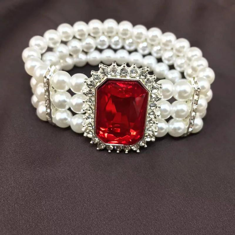 Summer Pearl Elastic Bracelet For Women
