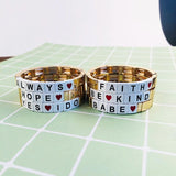 Enamel Tile Mama Elasticity Bracelet Mom Bracelet Mothers Gift Mama