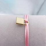 Adjustable Rope Bracelet Lucky Lock Bangle