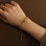 Unique 316L Stainless Steel Couple Bracelets For Women Boho Jewelry