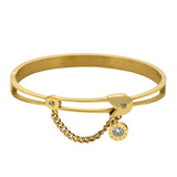 Roman Num Bracelet Austrian Crystal Rose Flower Chain Womens Jewelry Pulseira