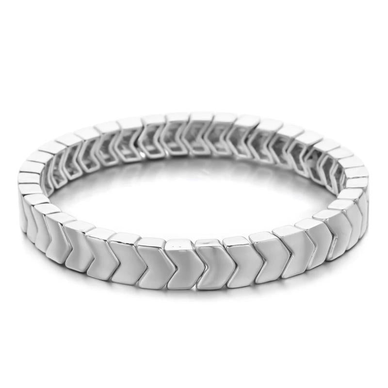 Bohemian Arrow Beads Bracelet 14k Plated Silver