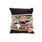 Bohemia Beaded Charm Leather Bracelets for Women