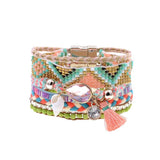 Bohemia Beaded Charm Leather Bracelets for Women