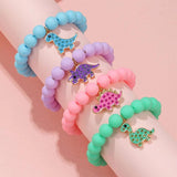 4Pack Dinosaur Charm Bracelets for Girls Gift