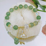 Korea Crystal Bracelet Butterfly Charm Jewelry for Women