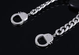 Men Handcuffs Bracelet Stainless Steel Link Chain Secret Shades Mens Jewelry