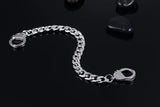 Men Handcuffs Bracelet Stainless Steel Link Chain Secret Shades Mens Jewelry