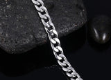 Men Handcuffs Bracelet Stainless Steel Link Chain Secret Shades Mens Jewelry