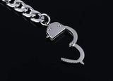Men Handcuffs Bracelet Stainless Steel Link Chain Secret Shades Mens Jewelry