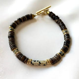 Shell Beaded Bracelet Natural Stone Bangle Charm Jewel