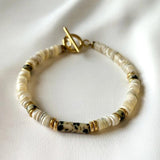 Shell Beaded Bracelet Natural Stone Bangle Charm Jewel