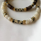 Shell Beaded Bracelet Natural Stone Bangle Charm Jewel
