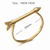 Stainless Steel Arrow Bracelet Cuff Jewelry for Men