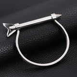 Stainless Steel Arrow Bracelet Cuff Jewelry for Men