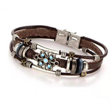 Women's Punk Style Flower Inlaid Bracelet