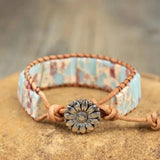 Bohemia Reiki Healing Natural Stone Beaded Bracelets for Men Women