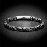 Punk Motorcycle Chain Bracelet Couple Jewelry Heavy Mechanical Gift