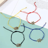 Bohemia 12pcs Women Turtle Elephant Charms Bracelet Set Adjustable Anklet