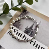 Silver Plated Pearl Bracelet for Women