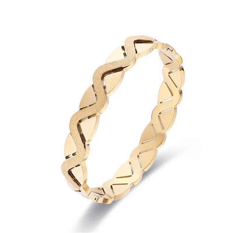 Girl Friendship Bracelet - Titanium Steel Bangle