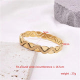 Girl Friendship Bracelet - Titanium Steel Bangle