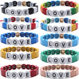 Colorful Bohemian Alloy Enamel Bracelet Bangle