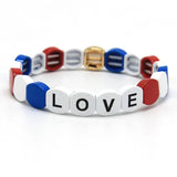 Colorful Bohemian Alloy Enamel Bracelet Bangle