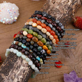 Bohemia Crystal Beads Stretch Bracelet - Women Birthday Jewelry Gift