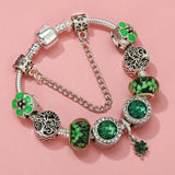 Tree of Life Love Charm Bracelet Silver Plated