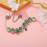 Tree of Life Love Charm Bracelet Silver Plated