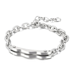 6mm O-chain Couple Bracelet Cuban Chain Jewelry