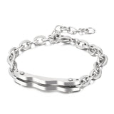 6mm O-chain Couple Bracelet Cuban Chain Jewelry