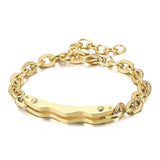 6mm O-chain Couple Bracelet Cuban Chain Jewelry
