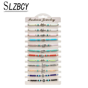Bohemia Owl Elephant Bead Bracelets for Women