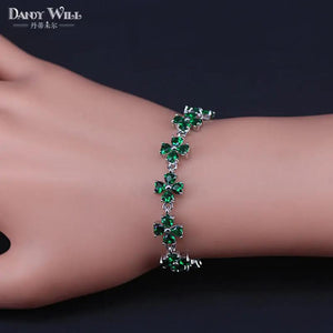 Chain Link CZ Zirconia Stone And Austrian Crystal Bracelets