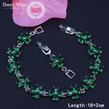 Chain Link CZ Zirconia Stone And Austrian Crystal Bracelets