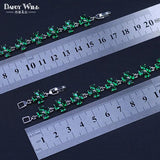 Chain Link CZ Zirconia Stone And Austrian Crystal Bracelets