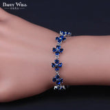 Chain Link CZ Zirconia Stone And Austrian Crystal Bracelets