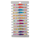 12pcs Enamel Candy Flower Animal Charms Bracelet Set