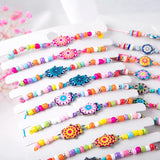 12pcs Enamel Candy Flower Animal Charms Bracelet Set