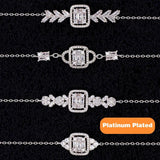 CZ Crystal Chain Bracelet Women's Jewelry Gift