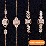 CZ Crystal Chain Bracelet Women's Jewelry Gift