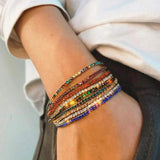 European & American Zircon Elastic Bracelet Gemstone