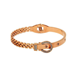 Classic Drill Bangle Titanium Steel Jewelry Gothic Girls Bangles