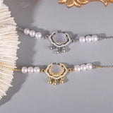 Opal Bell Lock Bracelet Vintage Jewelry