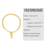 Dragonfly Bracelet Enamel Flower Bracelet Women Accessories